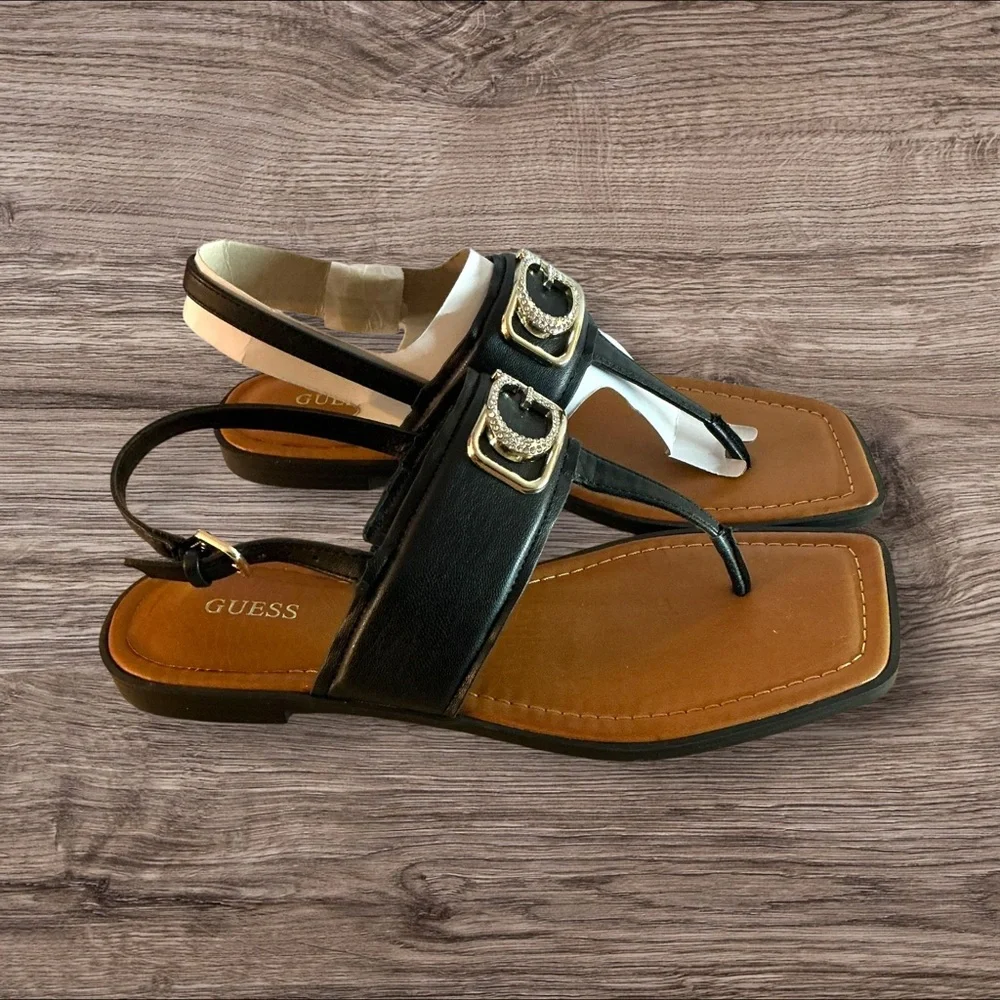 Guess Gwarenna Slingback Thong Sandals NIB Size 9 - Picture 5 of 8